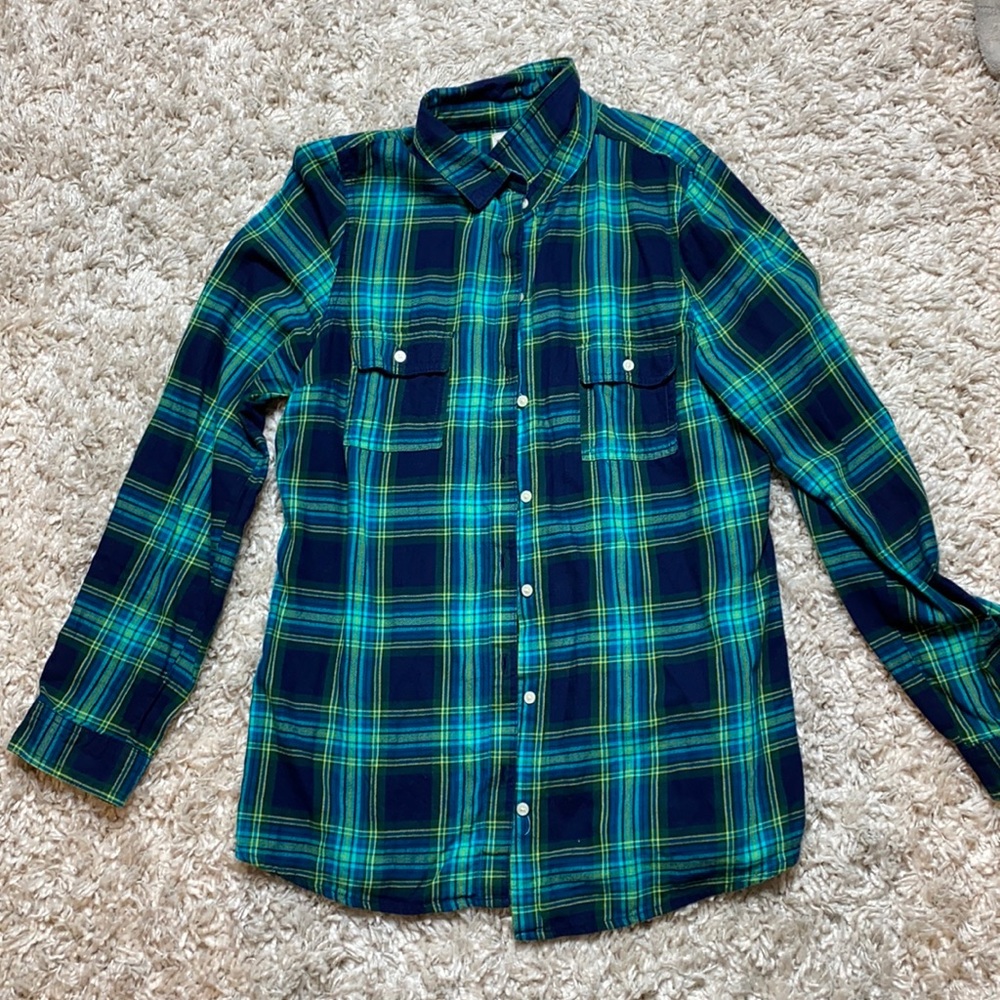 Old Navy Plaid flannel Medium tall